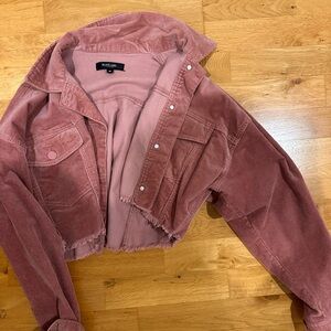 Black Label Pink Corduroy Jacket